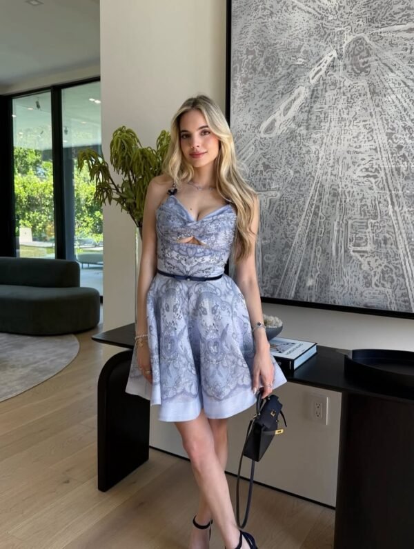 Vestido Corto Azul - Image 2